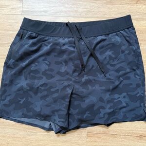 Two Pairs of TEN THOUSAND Interval Shorts 5" Lined XL Black Camo